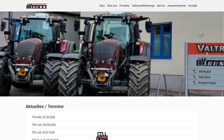 Screenshot of ress-landtechnik.de