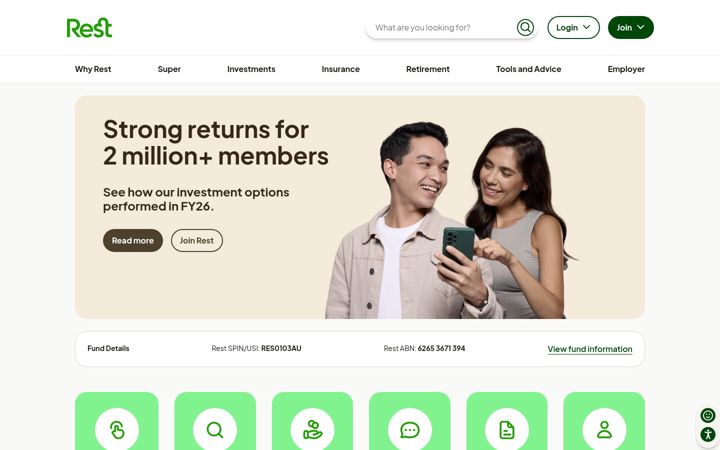 Screenshot di rest.com.au