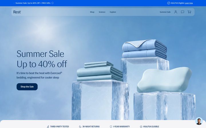 Screenshot of rest.com