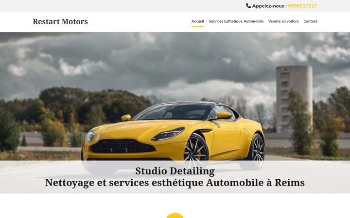 Capture d'écran de restartmotors.com