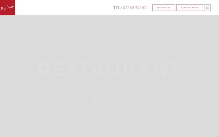 Skærmbillede af restaurant-bei-ivan-marl.de