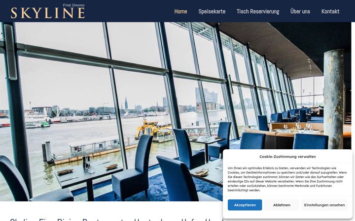 Screenshot of restaurant-skyline.de