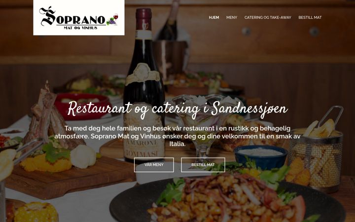Screenshot του restaurant-soprano.no
