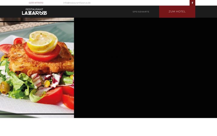 Skjermbilde av restaurantlazarus.de