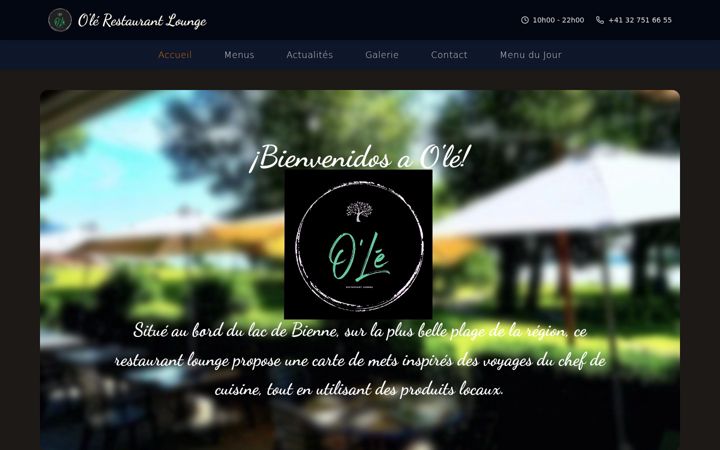 Screenshot von restaurantole.com