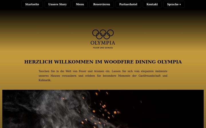 Screenshot of restaurantolympia.ch