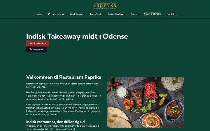 Screenshot of restaurantpaprika.dk