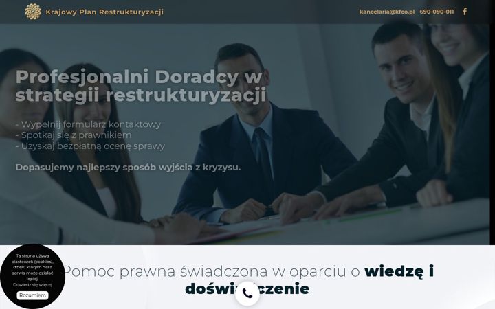 Snímek obrazovky restrukturyzacja-kpr.pl