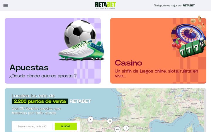 Screenshot of retabet.es