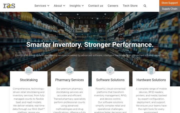 Screenshot of retailassetsolutions.com