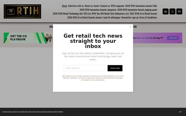 Screenshot of retailtechinnovationhub.com