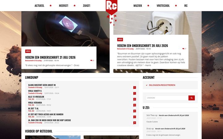 Screenshot of retecool.com
