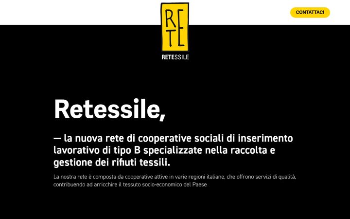 Screenshot of retessile.it