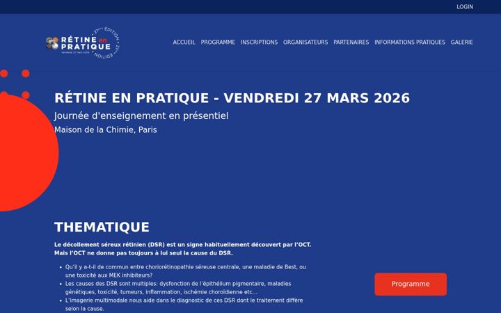 Skjámynd af retine-en-pratique.com