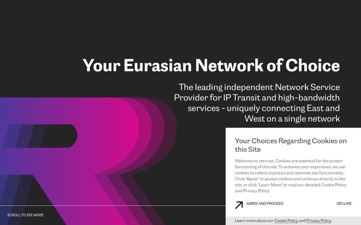 Screenshot ta' retn.net
