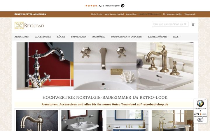 Zrzut ekranu retrobad-shop.de