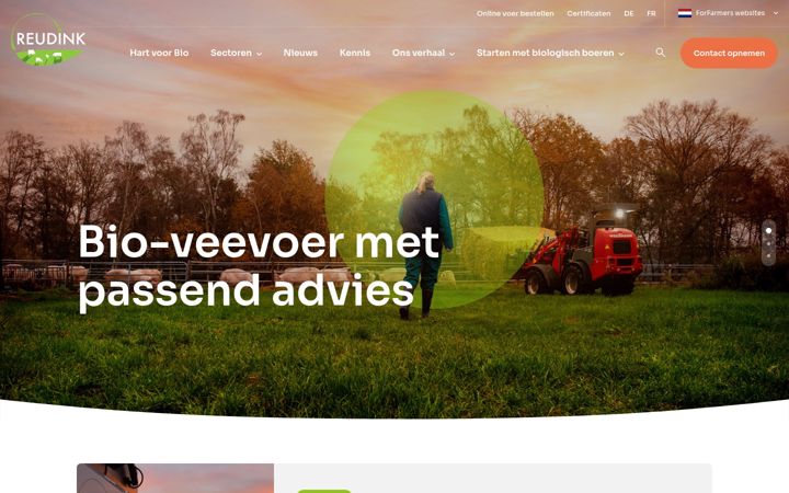 Kuvakaappaus sivustosta reudink-bio.eu