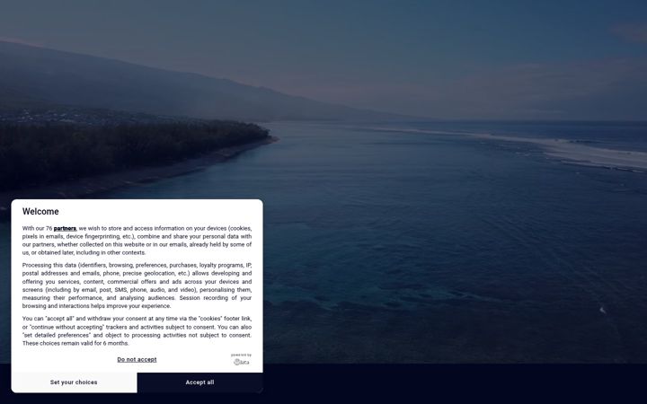Screenshot of reunion.fr