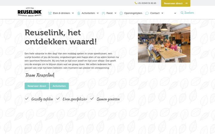 Snímek obrazovky reuselink.nl
