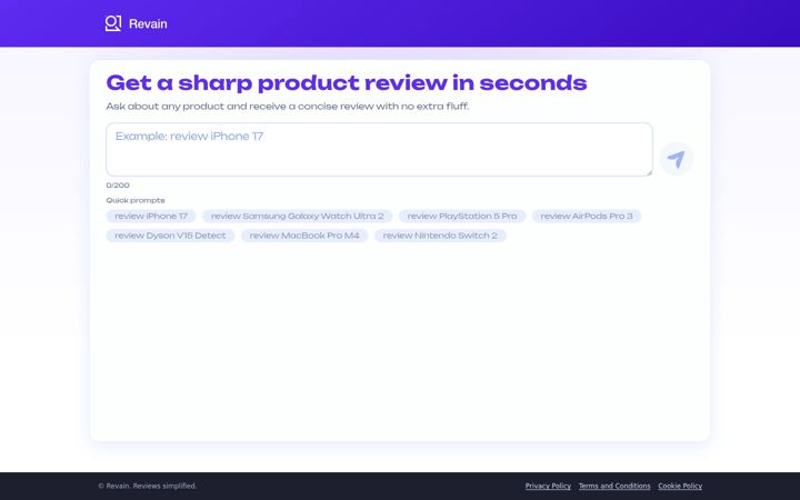 Screenshot of revain.org