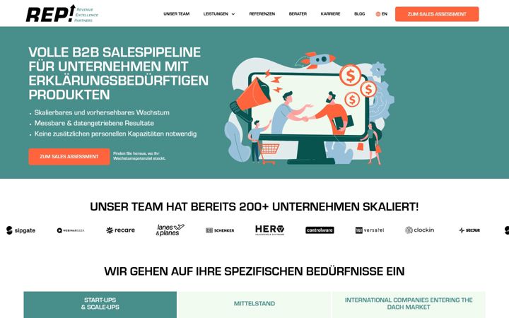 Screenshot ta' revenue-excellence.de