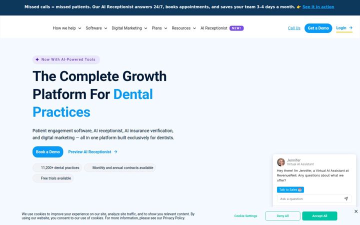 Screenshot of revenuewell.com