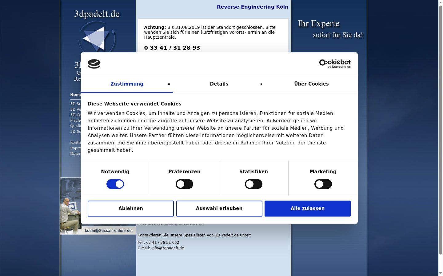 Zrzut ekranu banera zgody wyświetlanego przed jakąkolwiek interakcją