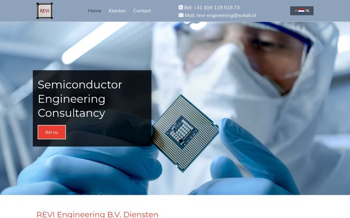 Skärmbild av revi-engineering.com