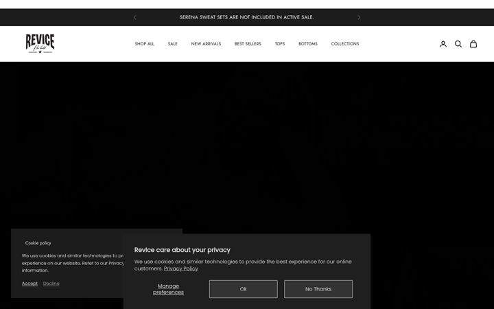 Screenshot of revicedenim.com