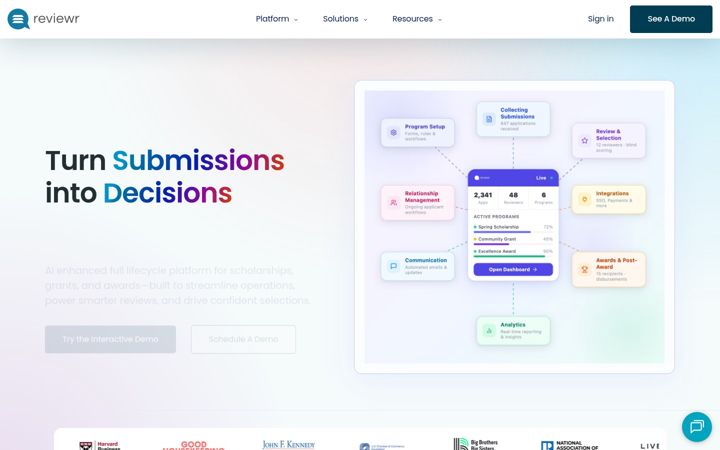 Screenshot of reviewr.com
