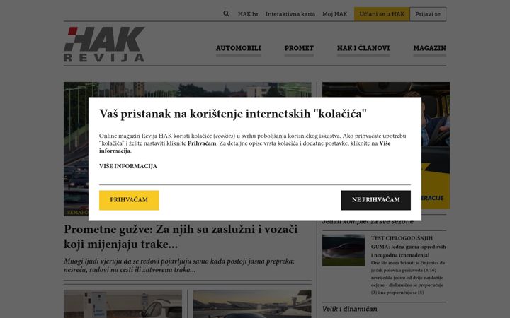 Screenshot of revijahak.hr