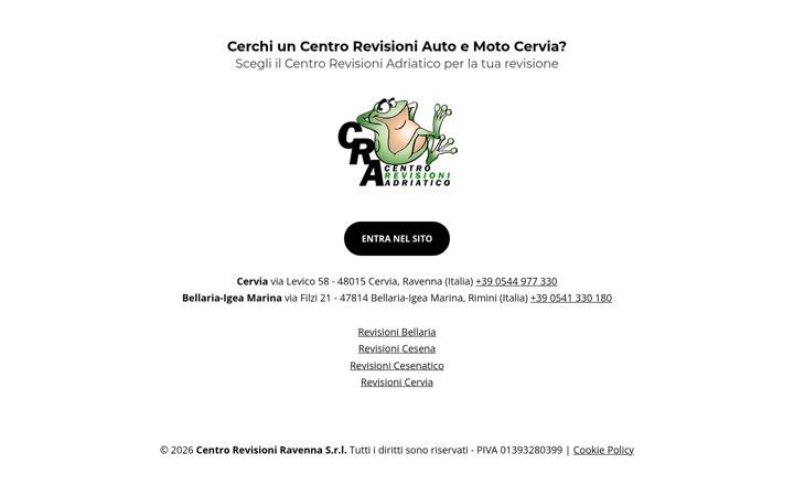 Screenshot of revisionicervia.it