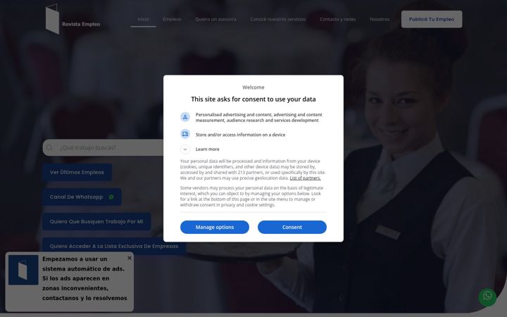 Screenshot of revistaempleo.com