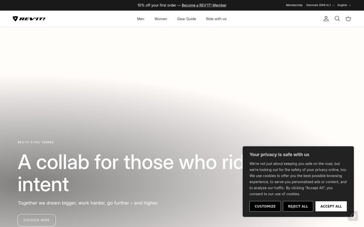 Screenshot of revitsport.com