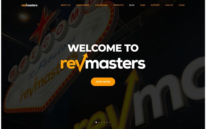Screenshot of revmasters.com
