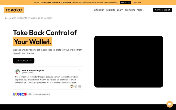 Screenshot of revoke.cash