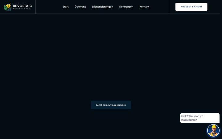 Posnetek zaslona revoltaic.de