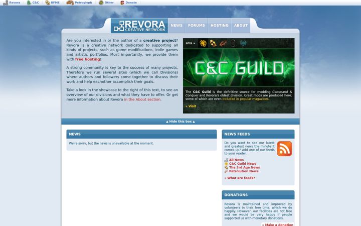Screenshot of revora.net