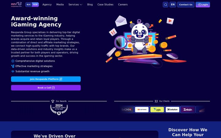 Screenshot of revpanda.com