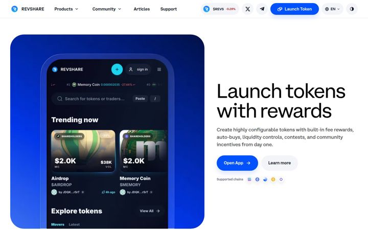 Screenshot of revshare.ltd
