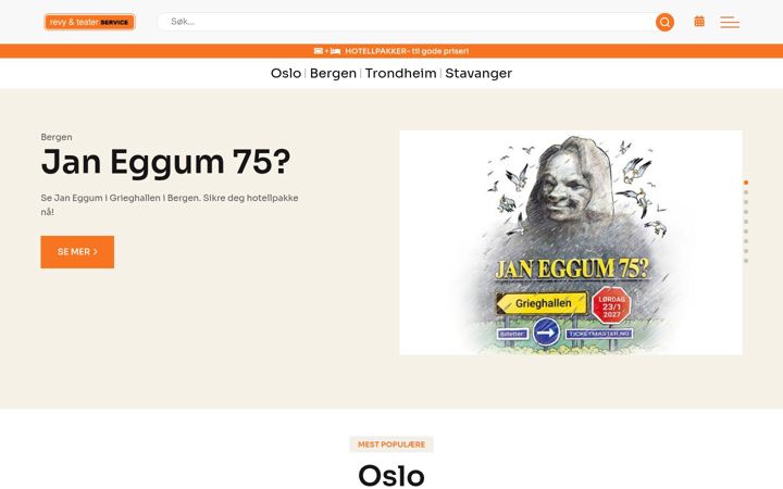 Screenshot of revyogteater.no