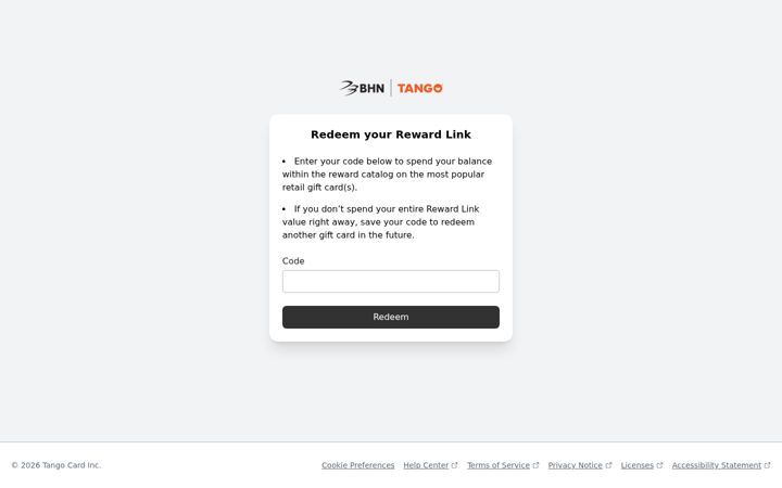 Screenshot of rewardlink.io