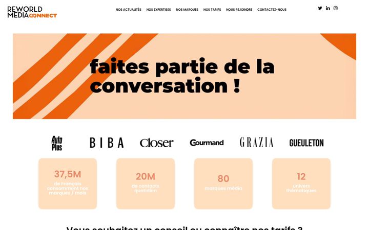 Screenshot of reworldmediafactory.com
