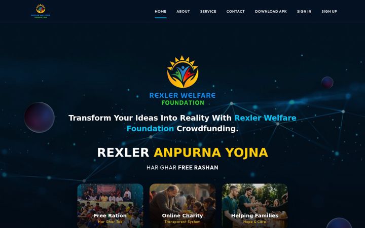 Capture d'écran de rexlerwelfarefoundation.online