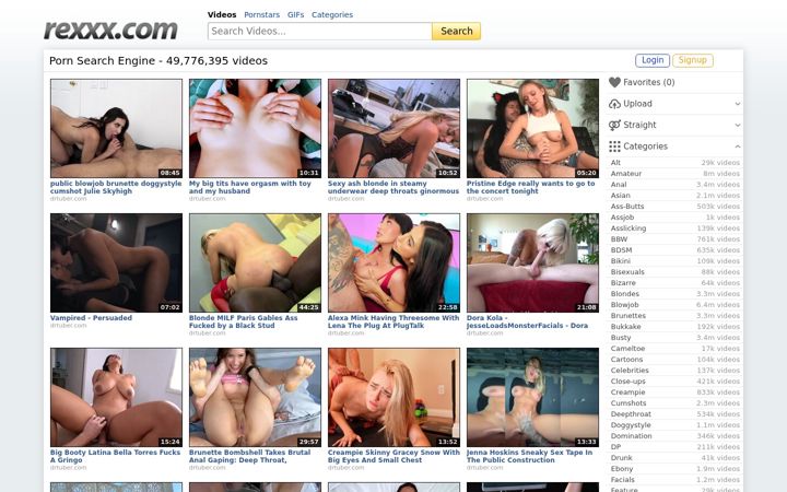 Screenshot of rexxx.org
