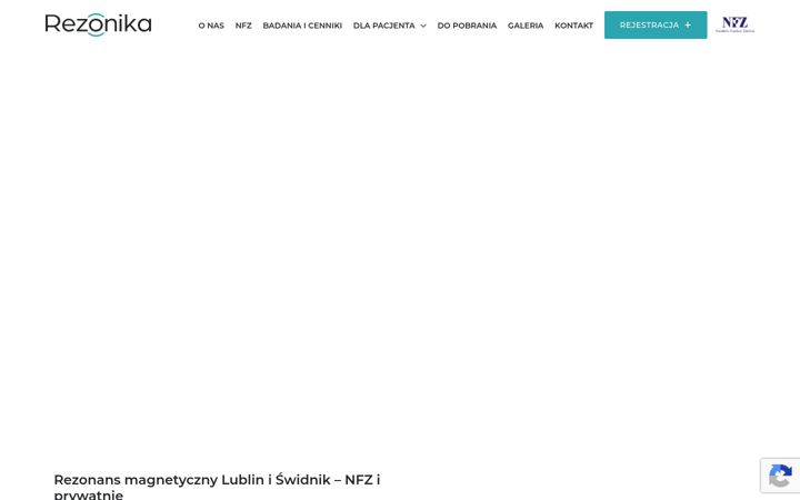 Screenshot of rezonika.pl