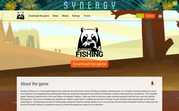 Snímek obrazovky rf4game.com