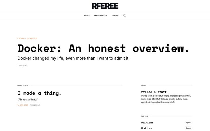 Screenshot of rfer.ee
