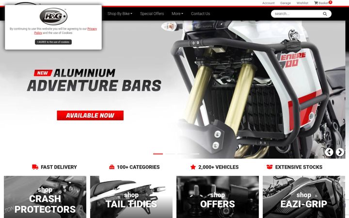 Screenshot of rg-racing.com