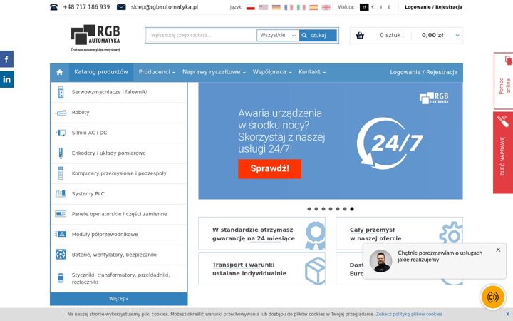 Screenshot of rgbautomatyka.pl